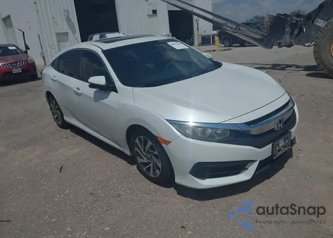 2016 Honda Civic Ex из США, поврежденный, VIN 19XFC2F71GE093582